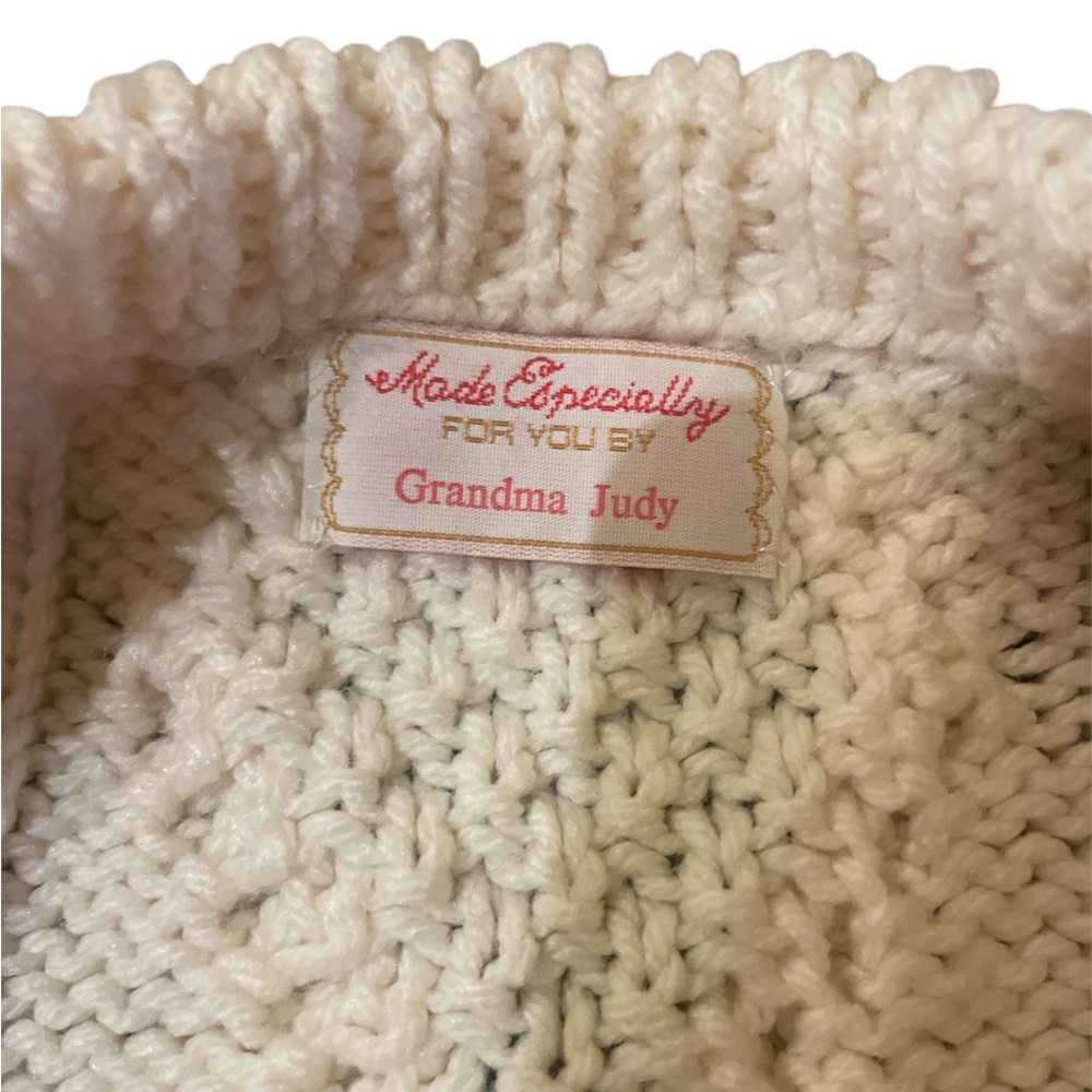 Fisherman Sweater Handmade Cable Knit Men's Large - Picture 4 of 4